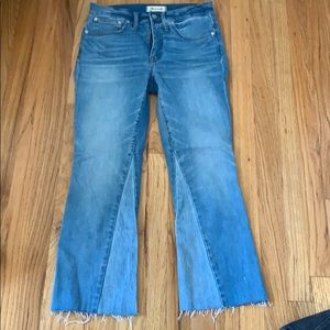 Madewell Cali Demi boot. High rise flare